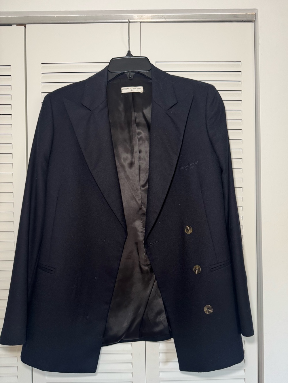 Morgan Stewart Sport navy wool blazer size small